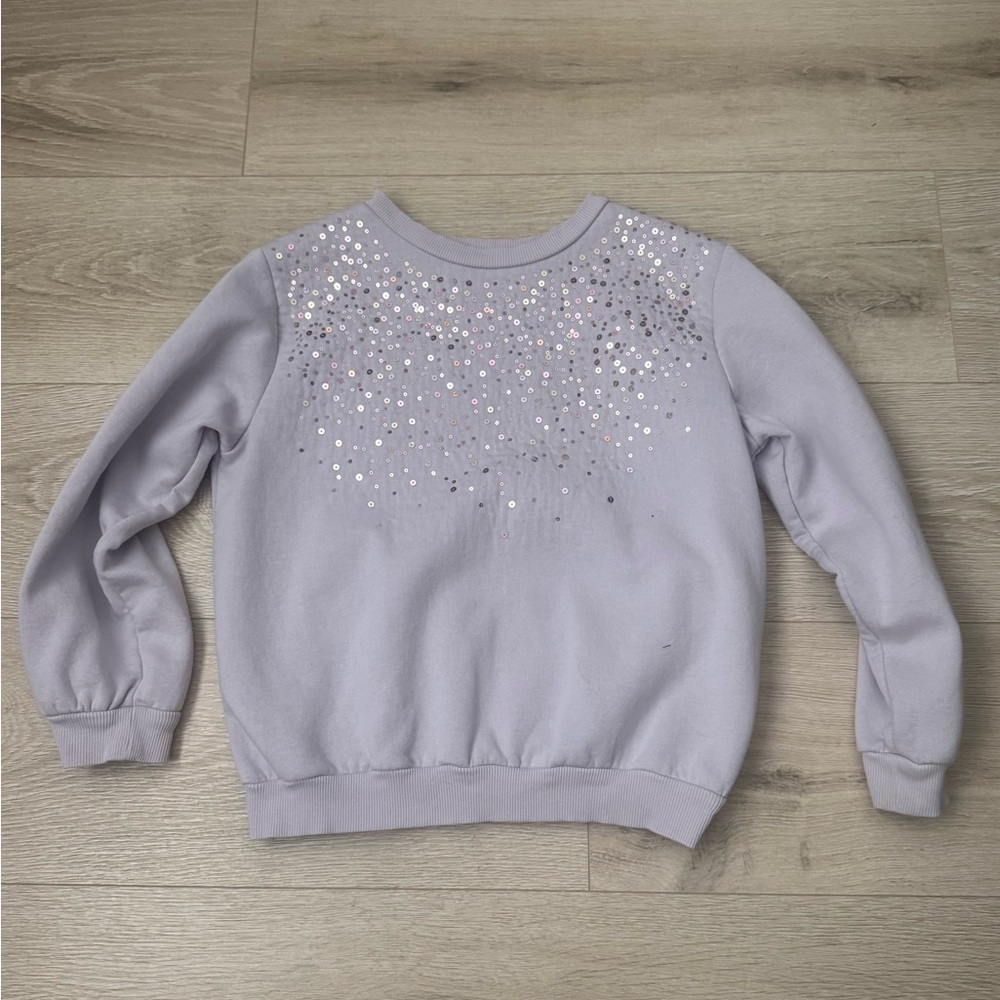 H&M Light Purple Sequin Girl’s Sweatshirt